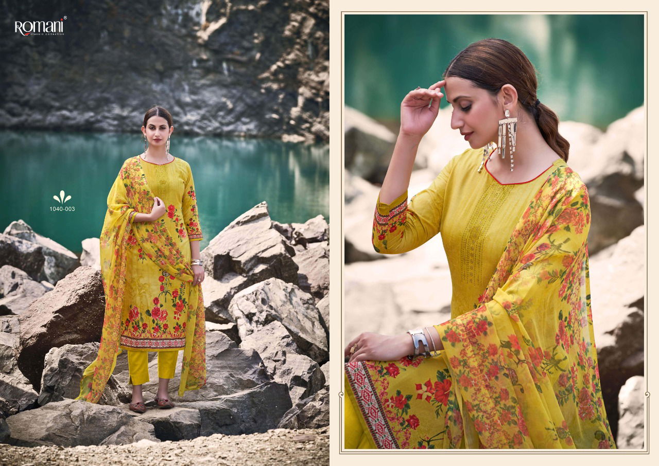 Romani Kiara 2 Cotton Fancy Ethnic Wear Ready Made Designer Dress Collection